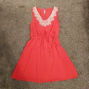 Coral Modcloth Dress